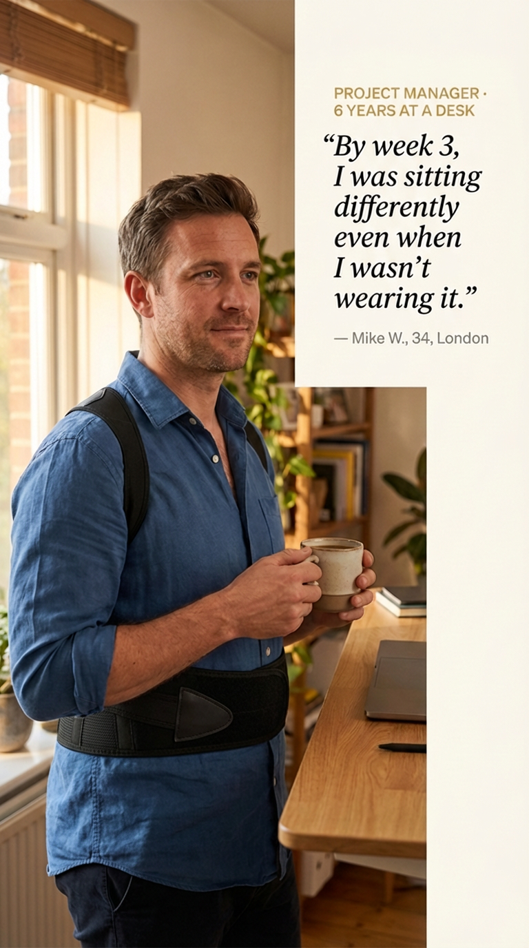 Mike W — Project Manager, 6 years at a desk